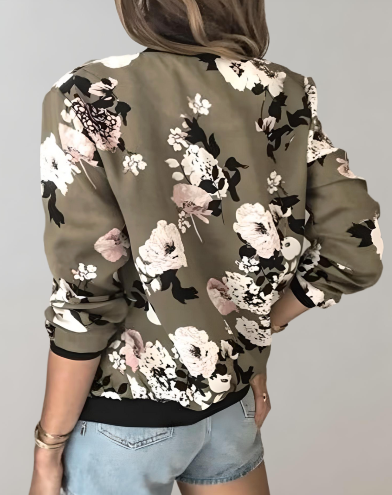 Agneta - Floral Bomber Jacket - Bomber Jacket