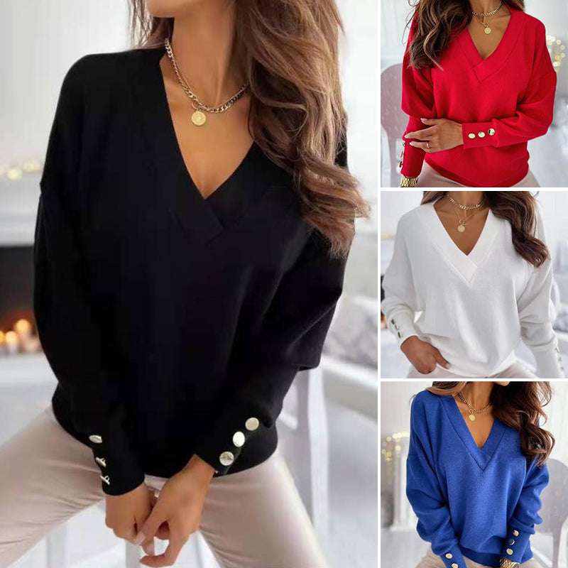 Bella - Elegance Meets Comfort, The V-neck Sweater To Fall In Love With