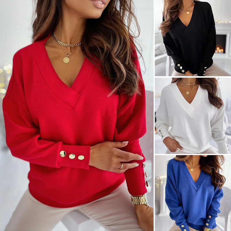 Bella - Elegance Meets Comfort, The V-neck Sweater To Fall In Love With