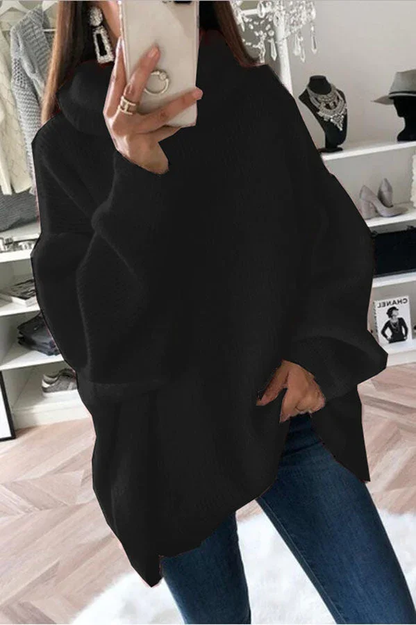 Ella - Oversized Sweater With Long Sleeves And a Wide Collar