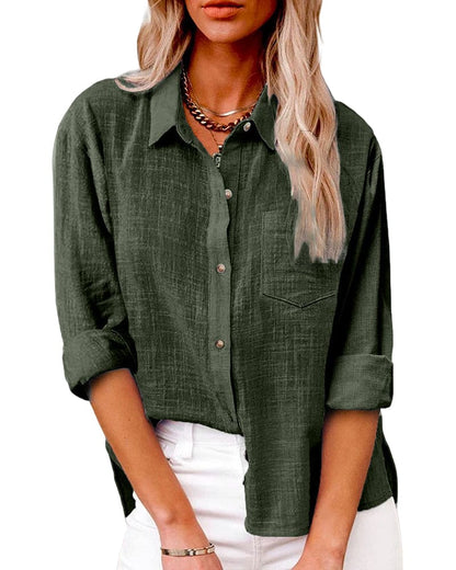 Hilda - Long Sleeve Blouse - Blouses & Shirts