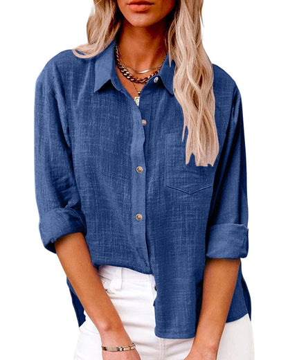 Hilda - Long Sleeve Blouse - Blouses & Shirts