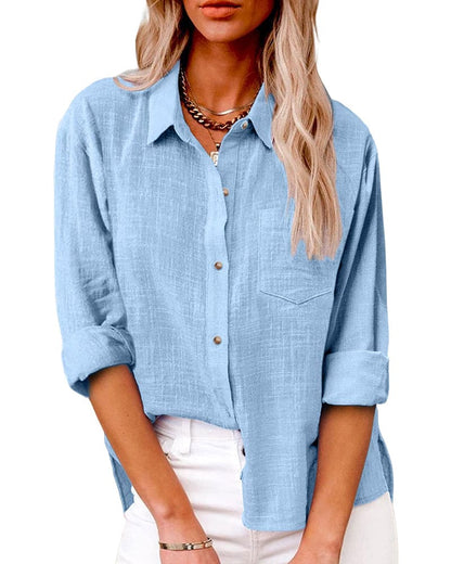 Hilda - Long Sleeve Blouse - Blouses & Shirts