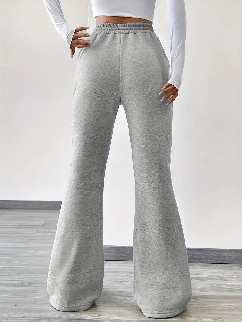 Irene - Stylish Autumn Casual High Waisted Trousers with Drawstring