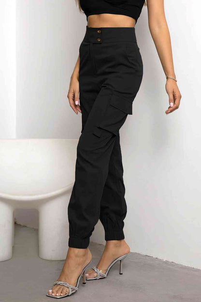 Jane - Stylish Autumn Casual High-Waisted Cargo Trousers