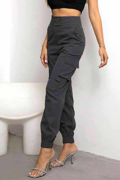 Jane - Stylish Autumn Casual High-Waisted Cargo Trousers