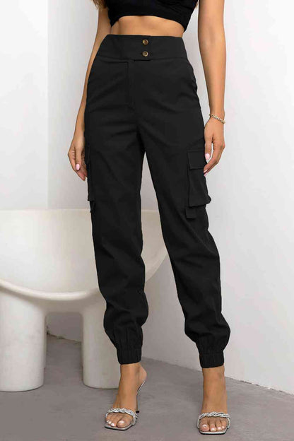 Jane - Stylish Autumn Casual High-Waisted Cargo Trousers