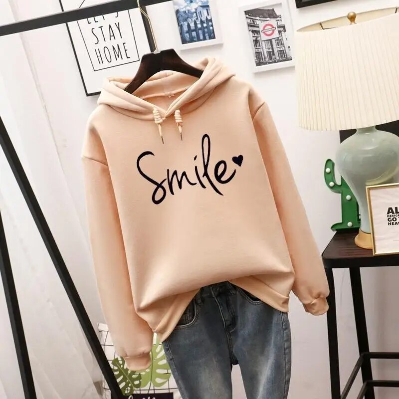 Jannah - Smile Hoodie - Abricot / S - Hoodie