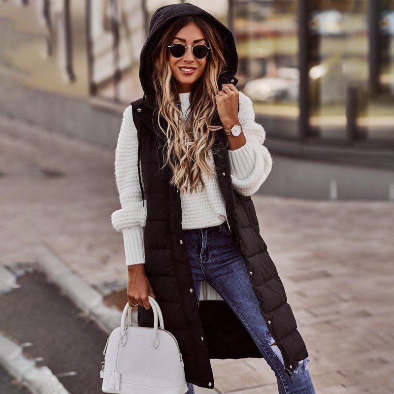 Jasmine - Knee-length Waist Coat Just To Give Your Outfit That Little Extra