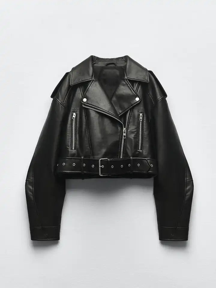 Julia - Stylish Leather Jacket for Timeless Elegance and Comfort