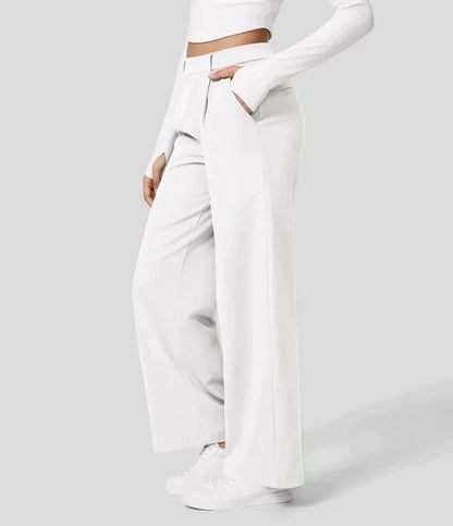 Lilly - High Waist Stretch Trousers with Straight Legs