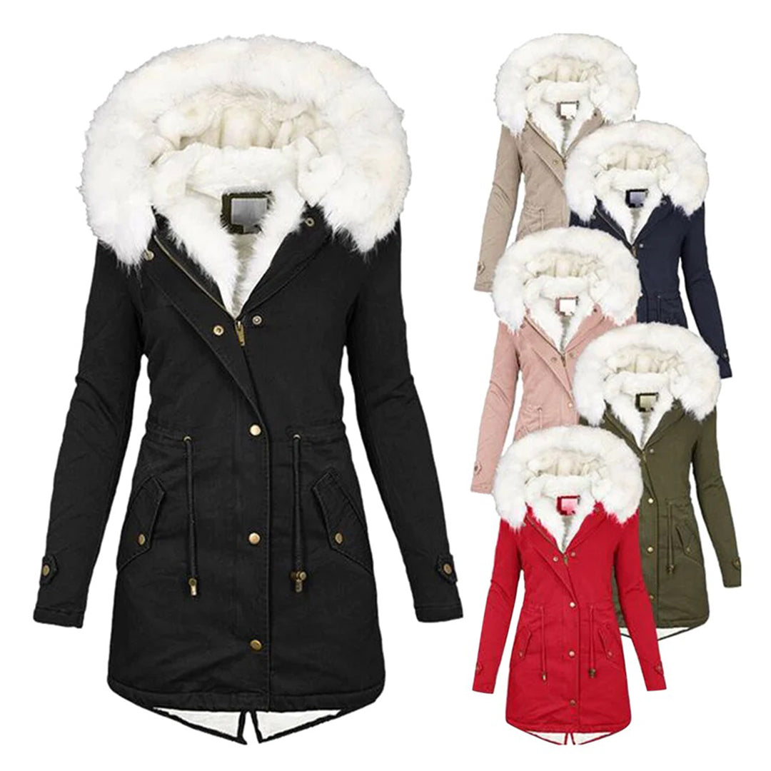 Louise - Long Winter Coat For Women - Women Winter Jacket