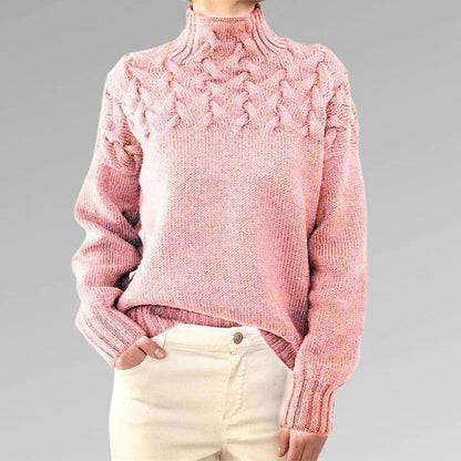 Serena - Women’s Knitted Turtleneck Sweater - Women Winter Sweater