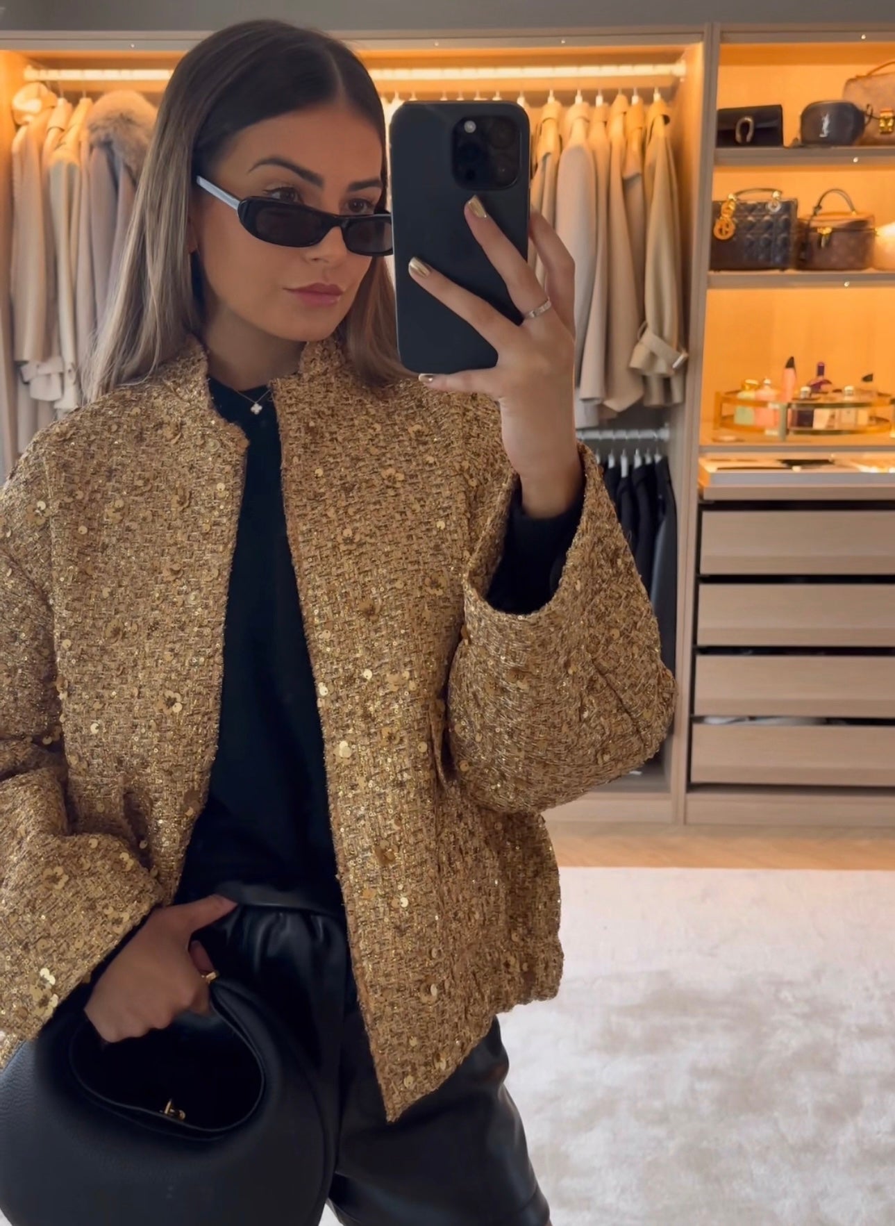 Zora - Golden Nights with This Sequin Jacket