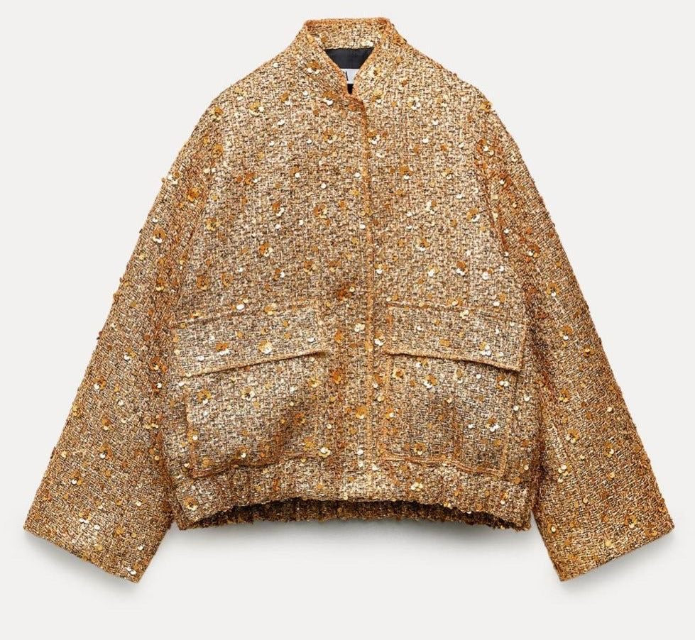 Zora - Golden Nights with This Sequin Jacket